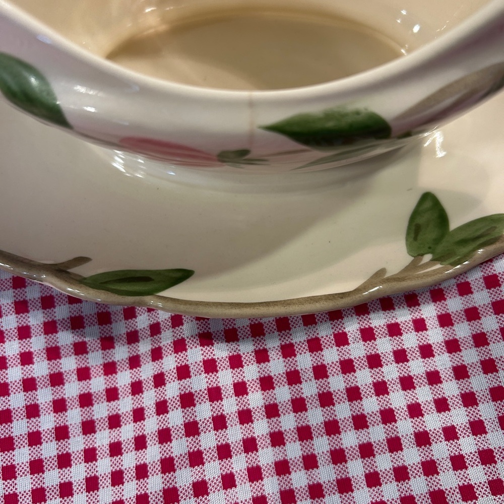 Franciscan Desert Rose Gravy Boat with Underplate - Picture 5 of 6